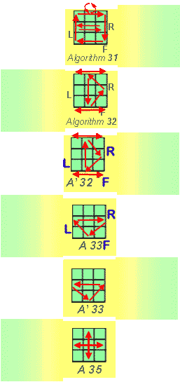 Stages of assembly of  